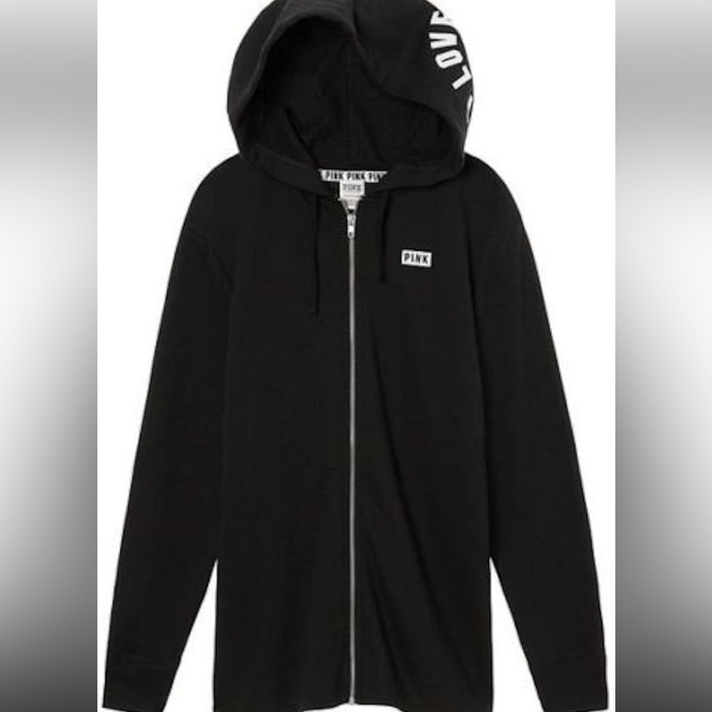 Black PINK Zip-Up Hoodie